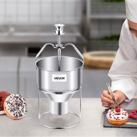 Donut Depositor Manual Doughnut Dropper Hopper Stainless Steel Batter Dispenser