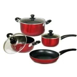 Better Chef 7-Piece Aluminum Non-Stick Cookware Set With Bakelite Handles
