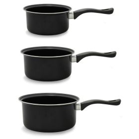 1.5&2&3QT SAUCEPN SET BLK