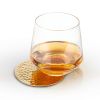 Hammered Brass Coasters by Viski