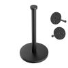 Paper Towel Holder Countertop, Stainless Steel Kitchen Paper Towel Stand with Weighted Base and Suction Cups, Non-slip Countertop Kitchen Paper Roll H