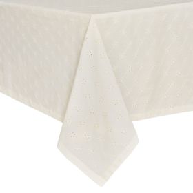 Eyelet Tablecloth, 60" x 84"