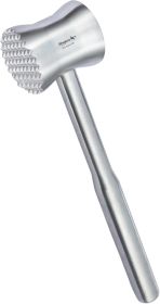 Meat Tenderizer Mallet | 304 Stainless Steel | Dishwasher Safe | Meat Pounder Hammer Flattner Beater | Kitchen Tool for Steak Chicken Poultry Food | a