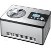 Automatic Ice Cream Maker with Built-in Compressor, 2 Quart No Pre-freezing Fruit Yogurt Machine, Stainless Steel Electric Sorbet Maker