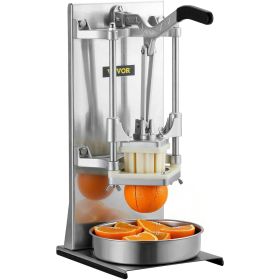 Commercial French Fry Cutter with 4 Replacement Blades, 1/4″ and 3/8″ Blade Easy Dicer Chopper, 6-wedge Slicer and 6-wedge Apple Corer