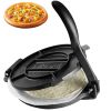 Tortilla Press, 10 Inch Tortilla and Roti Maker, Cast Iron Heavy Duty Tortilladora Press, Pre-Seasoned Pataconera Maker with 100 Pcs Parchment Paper
