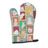 Lots of Westie Oven Mitt Heat Resistant Thick Oven Mitt for Hot Pans and Oven, Kitchen Mitt Protect Hands, Cooking Baking Glove
