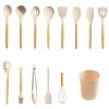 14 Pieces Baking and Cooking Utensil Set, Papyrus Beige