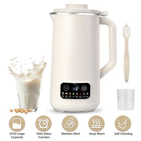 27OZ Nut Milk Maker with 12Hours Delay Function Self-Cleaning Keep Warm Automatic Soy Milk Maker Machine for Homemade Soya Milk Rice Paste Juice Corn