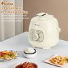 IAGREEA 1.8L Multi-Functional Mini Pressure Cooking, Non-Stick Electric, White