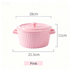 8 Inch Soup Pot-Pink 1132