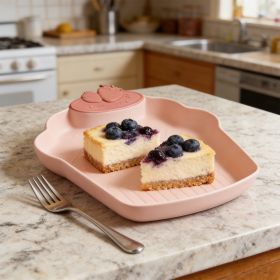 Cake Cup Fruit Plate-Pink 4143