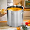 SOGA 25L Top Grade Thick Stainless Steel Stock Pot 18/10