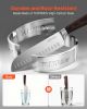 VEVOR Kitchen Knife Set with Block and Sharpener, 15 Piece High Carbon Stainless Steel Knife Set, Rust-Resistant Kitchen Cutlery with Ergonomic Handle