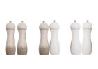 Seasoning Shakers, Salt and Pepper Grinder, Fine or Course Mill, Kitchen Spice Organizers - Set of 2