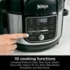 Ninja Food 10-in-1 6.5-Quart Pro Pressure Cooker Air Fryer Multi-Cooker, Stainless Steel