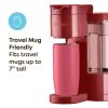Essentials Red Single-Serve K-Cup Pod Coffee Maker