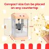 4oz Tabletop Popcorn Machine Popcorn Popper Machine Pop Corn Machine Popcorn Maker With Stainless-Steel Kettle, Measuring Tool and Popcorn Scoop For H