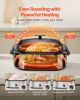 Roaster Oven, 22QT Electric Roasting Pan, 150-450°F Adjustable Temperature Multifunctional Electric Roaster Oven with Self-Basting Lid, Defrost & Warm