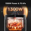 Midea 8-in-1 Electric Pressure Cooker with Dual Pots, Multi-Functional Programmable Slow Cooker, Rice Cooker, Steamer, Sauté Pan and More, 5 Quart