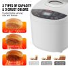 VEVOR Bread Maker, 19-in-1 2LB Dough Machine, Nonstick Ceramic Pan Automatic Breadmaker with Gluten Free Setting, Whole Wheat Bread Making, Digital, P