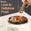 IAGREEA 1.8L Multi-Functional Mini Pressure Cooking, Non-Stick Electric, White