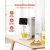Instant Hot Water Dispenser, Countertop Boiling Water Dispenser with Adjustable 6 Temperatures & 7 Water Volumes, 101oz Removable Water Tank, Quick He