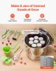 Canning Supplies Starter Kit, 11 Pieces Stainless Steel Water Bath Canning Kit for Beginners, Canning Tools Set: Pot, Rack, Lid, Ladle, Funnel, Tongs,