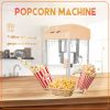 4oz Tabletop Popcorn Machine Popcorn Popper Machine Pop Corn Machine Popcorn Maker With Stainless-Steel Kettle, Measuring Tool and Popcorn Scoop For H