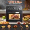 Family Size Air Fryer Toaster Oven Combo,13QT,360° Hot Air Circulation for Healthy Oil-Free Cooking, Multifunctional Convection Contertop Oven, Adjust