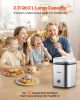 Ice Cream Maker, 2.11 Qt. Large Capacity, Electric Automatic Ice-Cream Machine