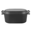 Enameled Cast Iron Dutch Oven, 3.5 Quart Pot with Lid and Dual Handles, Heavy-Duty Durable Cookware Pan, Oven Induction Compatible up to 500Fahrenheit