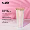 Iridescent Drink Tumbler Blush