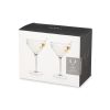 Raye Angled Crystal Martini Glasses Viski