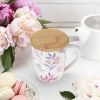 BaileyBotanical Bliss Ceramic Tea Mug & Infuser by Pinky U