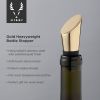 Gold Heavyweight Bottle Stopper by Viski