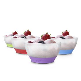 Ice Cream FREEZECooling Bowl Set of 4 in SIOC Pkg by HOST