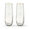 Starlight Stemless Champagne Flute Set Twine