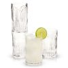 Deco Beau Crystal Highball Glasses Viski