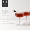 Deco Beau Crystal Coupes Viski