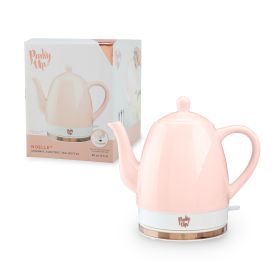 NoellePink Ceramic Electric Tea Kettle by Pinky Up