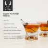 Crystal Manhattan Glasses by Viski
