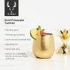 16oz Gold Pineapple Tumbler by Viski