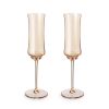 Tulip Champagne Flute in Amber by Twine Living