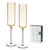 Laurel Crystal Champagne Flutes ViskiÂ®