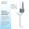 Wine FREEZE Stemmed in Gray (set of 2)  by HOSTÂ®