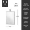 Harrison Slim Flask in Stainless Steel ViskiÂ®