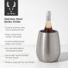 Harrison Insulated Bottle Chiller in Stainless Steel Viski