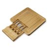 Bamboo Cheese Board and Knife Set TwineÂ®