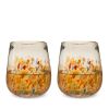 Artistico Recycled Stemless Wine Glass Set by Twine Living